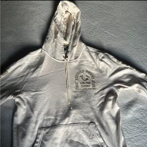 Used Large True Religion Pull Over Hoodie